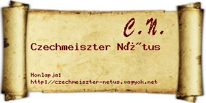 Czechmeiszter Nétus névjegykártya